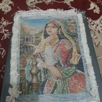 دختر قجری|تابلو فرش|همدان, |دیوار