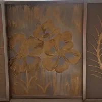 تابلو نقاشی برجسته ۳ تیکه