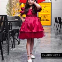 سارافون حریر ابریشم ، و کاپشن دخترانه