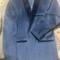کت مخمل مردانه مناسب سایز 48 تک دکمه اسلیم فیت