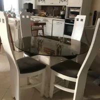 میزو صندلی نهارخوری ۴ نفره تماما چوب