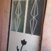 کاشی کاری و رنگ کاری درب آهنی|خدمات پیشه و مهارت|شوشتر, |دیوار