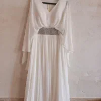 لباس مجلسی سفید تازه