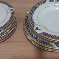 بشقاب میوه خوری ۱۰عددسلام نو و برنج  خوری دوعدد و