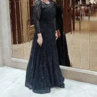 لباس مجلسی سنگ دوزی شده مناسب سایز 44-46