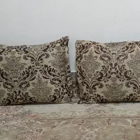 10 عدد قاب پشتی زیپ دار و2عدد دستک پرده