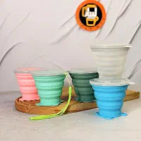 لیوان سیلیکونی مدل تاشو بند دار