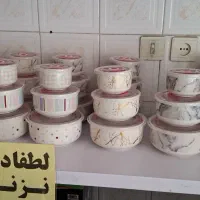 ظرف نگهدارنده غذا                جنس سرامیک  ۳تایی