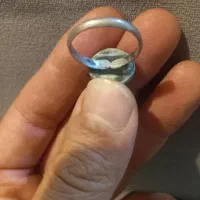 انگشتر قدیمی عقیق|کلکسیون اشیاء عتیقه|رباط‌کریم, رباط‌کریم|دیوار