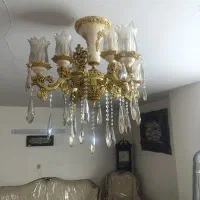 دوعدد لوستر شش و هشت شعله نو