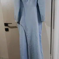 پیراهن مجلسی پوشیده نگین دار