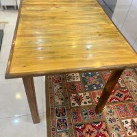 میز دست ساز چوبی|میز و صندلی غذاخوری|برخوار, |دیوار