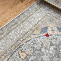 فرش میزبان ۷۰۰شانه گل برجسته شیک تمرین مدل طوسی|فرش|پاکدشت, پاکدشت (مامازند)|دیوار