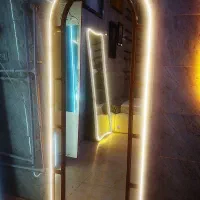 آینه قدی نعون دار (LED) دار و ساده