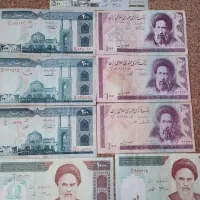 تعدادی اسکناس قدیمی|کلکسیون سکه، تمبر، اسکناس|قزوین, |دیوار