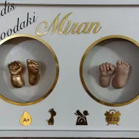 ساخت تندیس دست و پای کودک ثبت لحظات ناب کودکی|مجسمه، تندیس، ماکت|تهران, شوش (باغ آذری)|دیوار