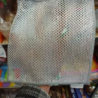 اسکاج توری نقره ای دو لایه