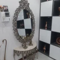 اینه شمعدان برنز