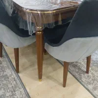 مبل هفت نفره ومیزنهارخوری شش نفره|مبلمان خانگی و میز عسلی|رشت, نخودچر|دیوار