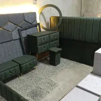 سرویس خواب تمام پارچه ای /چستر دوزی آکبند /|تخت و سرویس خواب|ارومیه, |دیوار