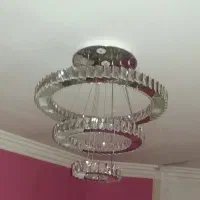 لوستر نقره ای|لوستر و چراغ آویز|همدان, |دیوار