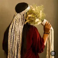 گوشواره مکرومه