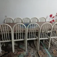 میز نهارخوری ۱۰ نفره چوب راش سالم|میز و صندلی غذاخوری|خرم‌آباد, |دیوار