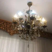 لوستر برنز ده شعله|لوستر و چراغ آویز|کرج, گلشهر|دیوار
