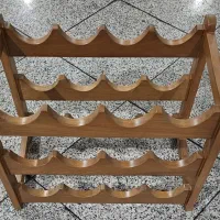 قفسه چوبی بطری|کتابخانه، شلف، قفسههای دیواری|تهران, جردن|دیوار