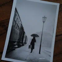 پرتره سیاه قلم ،امضای لوکس خانه شما|تابلو، نقاشی، عکس|کاخک, |دیوار