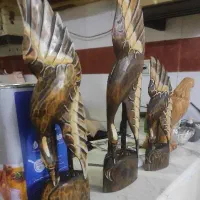 مجسمه چوبی 3 عددی