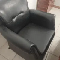 مبل پنج نفره چرم ترک