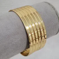 تعداد النگو رنگ ثابت طلا روس