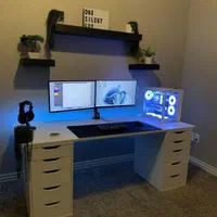 میز کامپیوتر و میز ترید ام دی اف و های گلاس