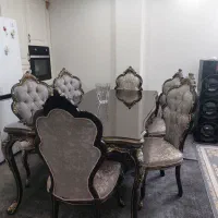 میز ناهار خوری تمام چوب شیش نفره|میز و صندلی غذاخوری|تهران, پرستار|دیوار