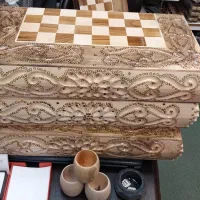 تخته نرد سنندج دور منبتکاری ۵۰در ۵۰