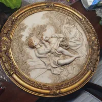 تابلو آنتیک پلی رزینی لوتوس