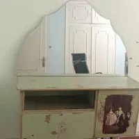 آینه و کنسول پتینه کاری، پایه ها آینه دکوپاژ شده|بوفه، ویترین، کنسول|مشهد, سناباد|دیوار