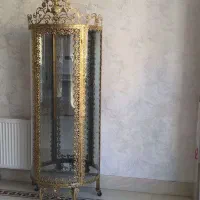 یک عدد بوفه بزرگ ۴طبقه برنزی|بوفه، ویترین، کنسول|ایلام, |دیوار