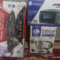 فروش 3عدد لوازم خانگی جاروبرقی گاز وتستر
