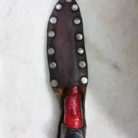 کارد دسته شاخ گوزنی خوش دست توجیبی قدیمی