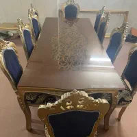 میز ناهار خوری چوبی ده نفره