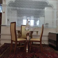 نهار خوری 4 نفره با میز کنده کاری شده مناسب جهاز|میز و صندلی غذاخوری|مرند, |دیوار