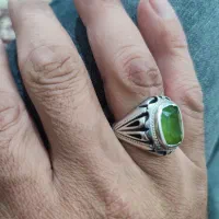 انگشتر نقره زبرجد