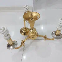 لوستر برنج اب طلاو شعمدونی کریستال