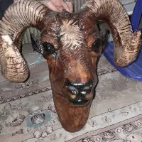 سردیس کله قوچ رزین بزگ ۵۰ در ۴۰|صنایع دستی و سایر لوازم تزئینی|قدس, شهر‌قدس|دیوار