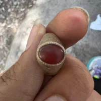 انگشتر نقره عقیق کلکسیونی
