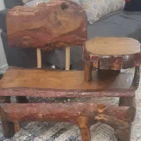 میزتلفن تنه درخت شیک وزیبا