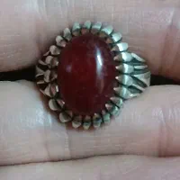 انگشتر یاقوت سرخ رکاب دستساز سید قدیمی