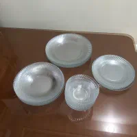 سرویس پیرکس غذا خوری پیرکس۶نفره|ظروف سرو و پذیرایی|تهران, علم و صنعت|دیوار